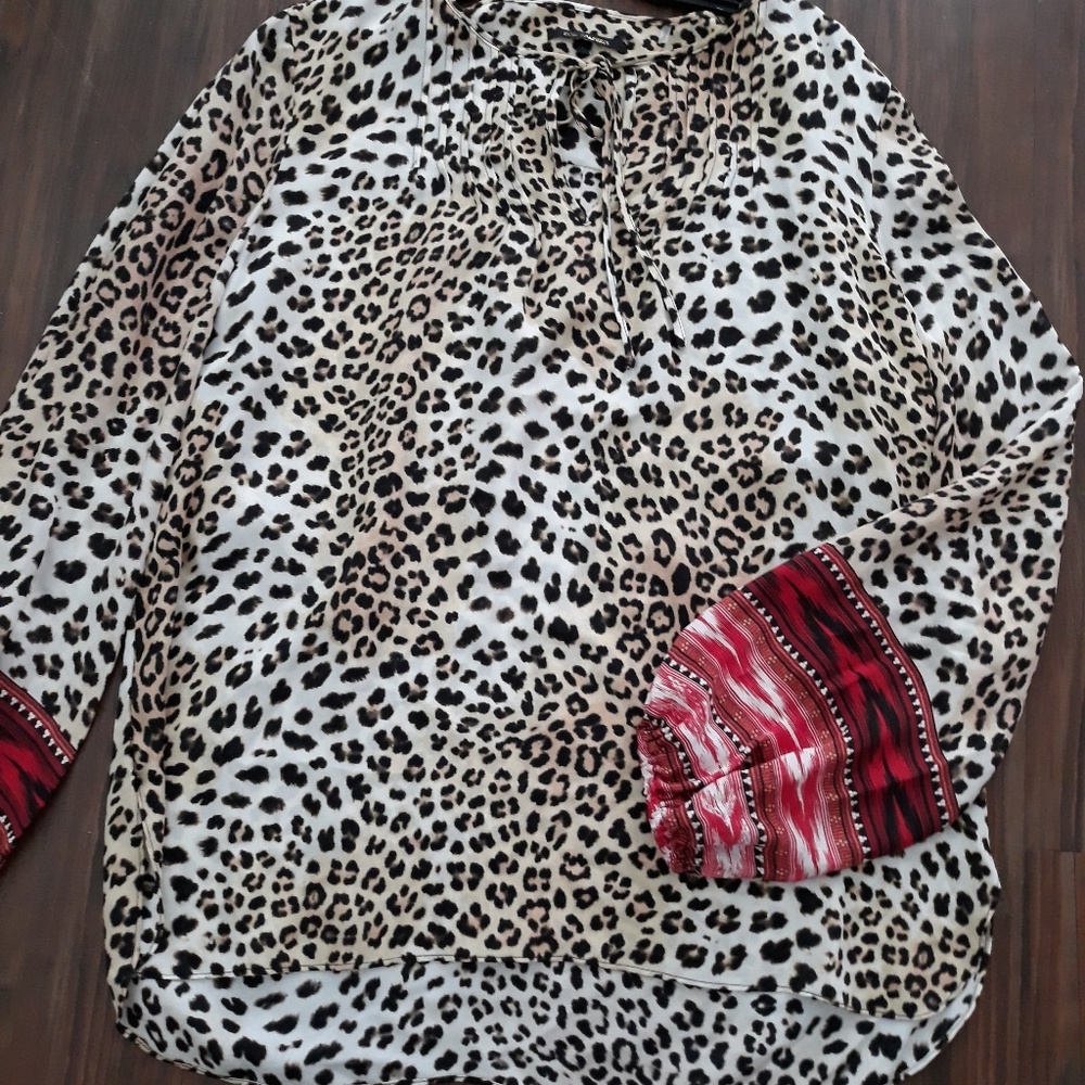 Kobi Halperin Lily Leapord Silk Shirt